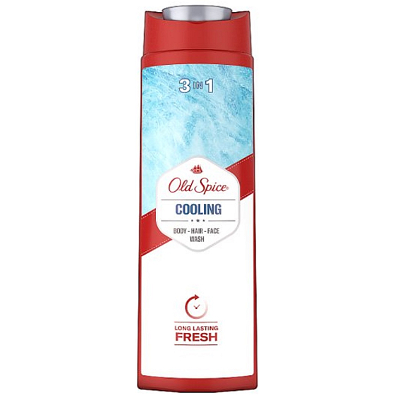 Old Spice Cooling 3in1 shower gel for face, body and hair 400 ml