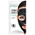 Marion Detox Black with activated charcoal for sebum control black fabric face mask 1 piece