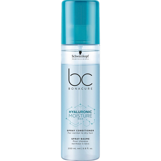 Schwarzkopf Professional BC Bonacure Hyaluronic Moisture Kick rinse-free conditioner spray for normal and dry hair 200 ml