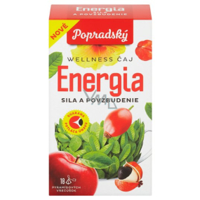 Poprad wellness tea - Energy and encouragement 27 g, 18 pyramid bags