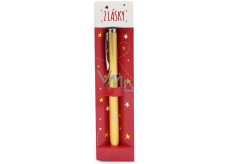 Nekupto Gift Center Ballpoint pen with dedication From love 14 cm