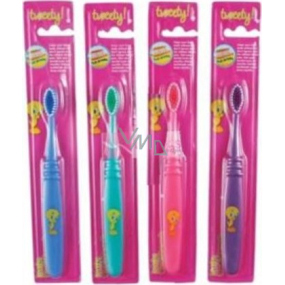 Disney Tweety soft toothbrush for children + cap, mix of colors