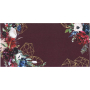 Albi Gift Box Paper Flowers on Burgundy 22.4 x 10.8 x 1.8 cm