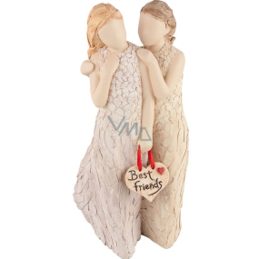 Arora Design Best friends sculpture of two girls resin figurine 17 cm