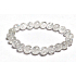 Crystal Pucked Bracelet Elastic Natural Stone, Bead 8 mm / 16-17 cm, Stone Stones