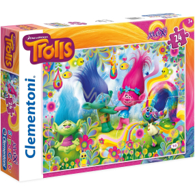 Clementoni Puzzle Maxi Trolls 24 pieces, recommended age 3+