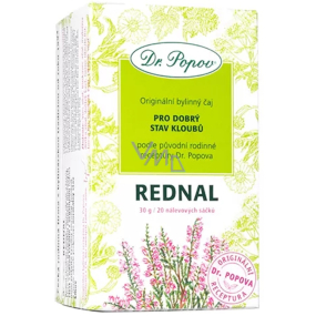 Dr. Popov Rednal herbal tea for healthy urinary tract and drainage 20 bags 20 x 1,5 g