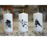 Lima Sporty Cyclist candle white cylinder 50 x 100 mm 1 piece