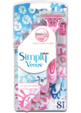 Gillette Simply Venus3 razor with 3 blades 8 pieces for women