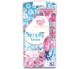 Gillette Simply Venus3 razor with 3 blades 8 pieces for women