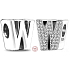 Charm Sterling silver 925 Alphabet letter W, bead for bracelet