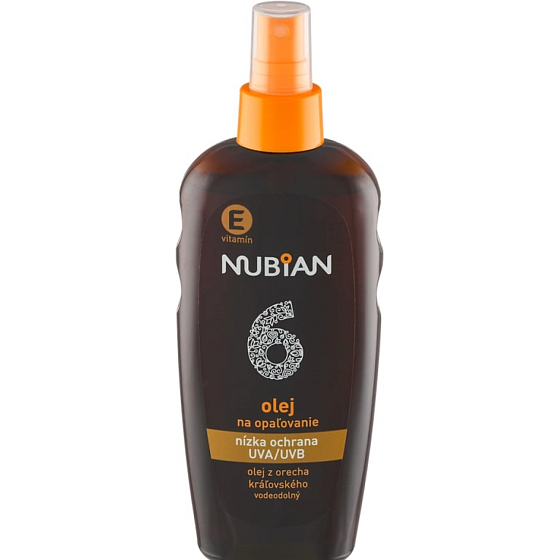 NUBIAN Sunscreen Oil Spray SPF 6, 200 ml