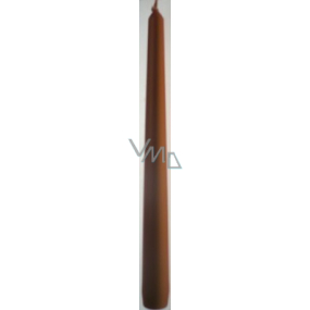Lima Candle smooth metal copper brown conical 22 x 250 mm 1 piece