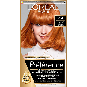 L'oreal Paris Préférence hair color, intense copper 7.4