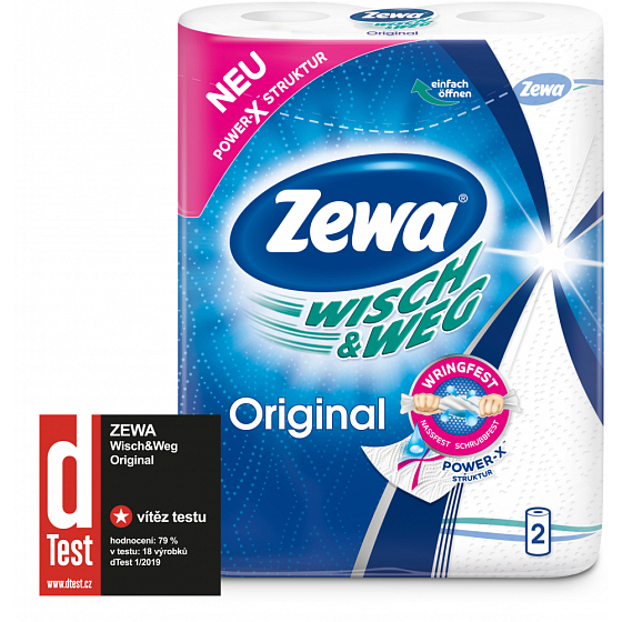 Zewa Wisch & We Klassik paper towels 2 rolls 45 pieces 2 layers