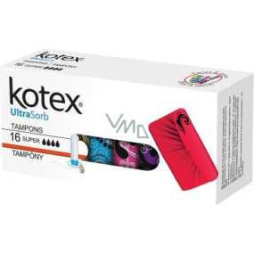 Kotex Ultra Sorb Super tampons 16 pieces