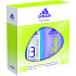 Adidas Action 3 Pro Clear antiperspirant deodorant spray for women 150 ml + Full Vitality shower gel 250 ml, cosmetic set