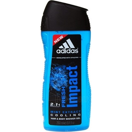 Adidas Fresh Impact 2in1 shower gel for body and hair for men 250 ml