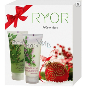 Ryor Herbal Shampoo with Panthenol 200 ml + Regenerating Conditioner with Panthenol 200 ml, cosmetic set