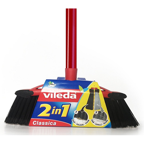 Vileda 2in1 Broom indoor 1 piece