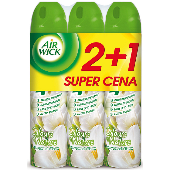 Air Wick White Flowers Freesia 4in1 air freshener spray 3 x 240 ml