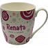 Nekupto Twister mug named Renata pink 0.4 liter