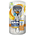 Gillette Fusion ProGlide Flexball Power Silver shaver + spare head 1 piece + battery 1 piece, for men