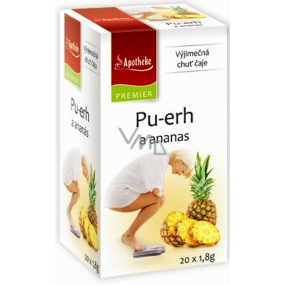Apotheke Natur Pu-erh and pineapple tea help fight overweight 20 x 1.8 g