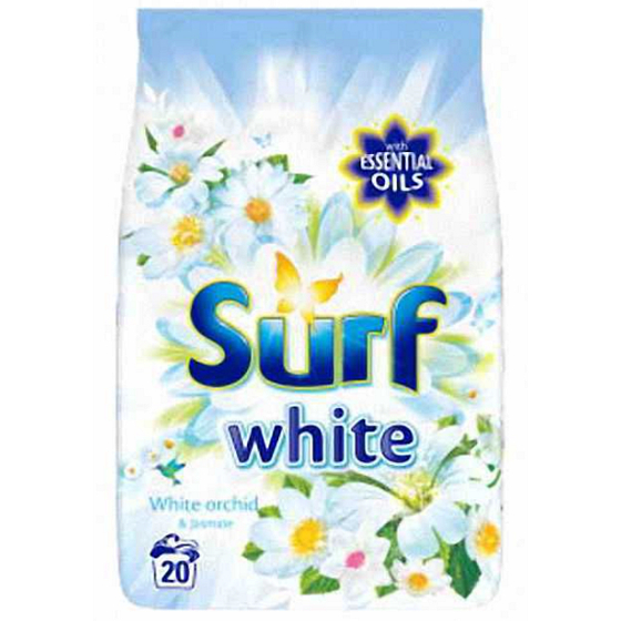 Surf White Orchid & Jasmine washing powder for white laundry 20 doses 1.4 kg