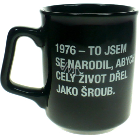 Albi Black & White Mug 1976 - I was born to .. 260 ml