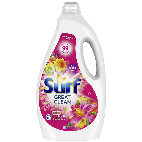 Surf Color Tropical Lily & Ylang Ylang gel for washing colored laundry 60 doses 3 l