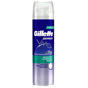 Gillette Series Protection protective shaving foam for men 250 ml