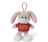 Nici Love You Rabbit in a T-shirt with a 15 cm curtain