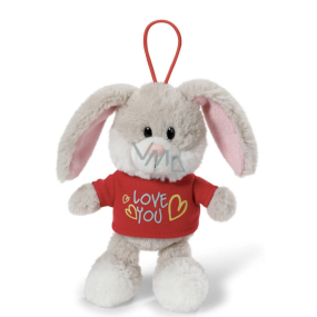 Nici Love You Rabbit in a T-shirt with a 15 cm curtain