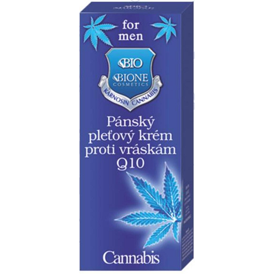 Bione Cosmetics for Men Cannabis Q10 anti-wrinkle face cream for men 40 ml