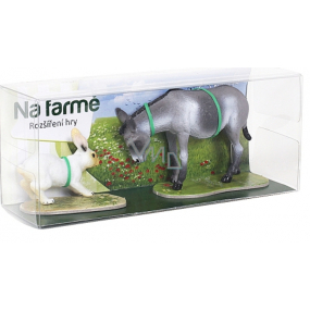 Albi Magic reading interactive game extension On the farm 2 set of donkey and rabbit animals, age 3+