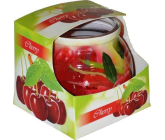 Admit Cherry - Cherry decorative aromatic candle in glass 80 g