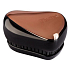 Tangle Teezer Compact Professional compact hair brush, Rose Gold Black - rose gold