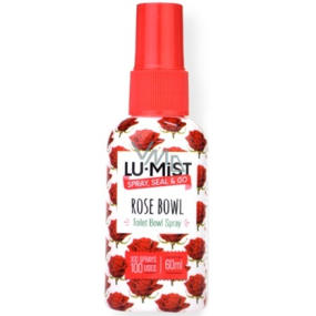 Lu-Mist Rose Bowl spray to toilet bowl freshener, sprayer 100 use 60 ml