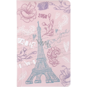 Albi Diary 2020 pocket weekly Eiffel Tower 15.5 x 9.5 x 1.2 cm