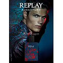 Replay Signature Red Dragon Eau de Toilette for Men 100 ml
