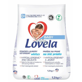 Lovela Baby White linen Hypoallergenic, gentle washing powder 13 doses of 1.3 kg