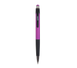 Spoko Ballpoint pen, blue refill, purple 0.5 mm