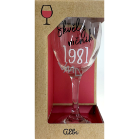 Albi Můj Bar Wine glass 1981 220 ml