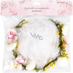 Albi Farewell to Freedom Flower Wreath with Veil