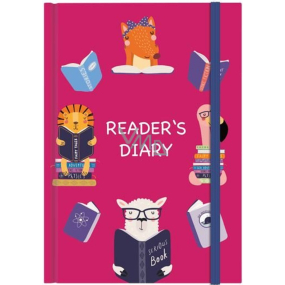 Albi Reader´s Diary - Reader´s Diary pink A5 60 sheets 15,5 x 21,5 cm