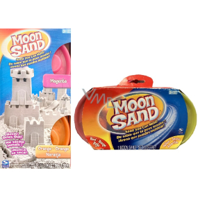 Moon Sand replacement refill lightweight modelling clay, hypoallergenic 2 pieces different colours creative set, recommended age 3+