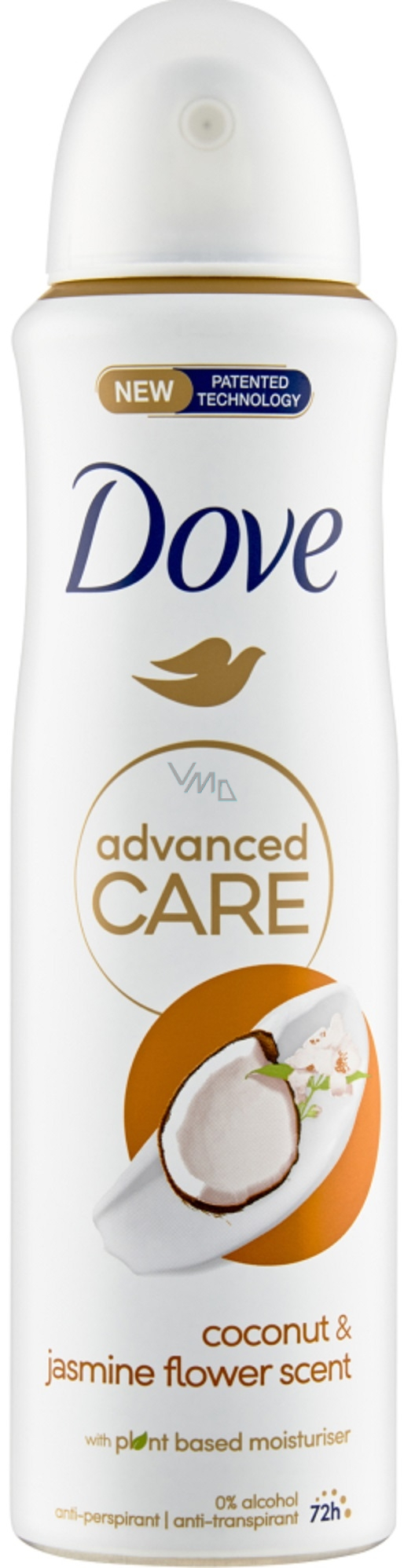 Dove Advanced Care Coconut antiperspirant deodorant spray 150 ml VMD