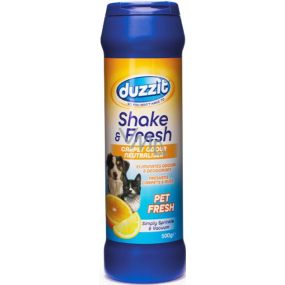Duzzit Shake & Fresh Pet Lemon - Lemon carpet fragrance to remove pet odours 500 g