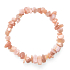 Moonstone orange bracelet elastic chopped natural stone 19 cm, stone of destiny